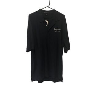 Devon & Jones XL Extra Large Seagram's Gin Navy Polo NWT
